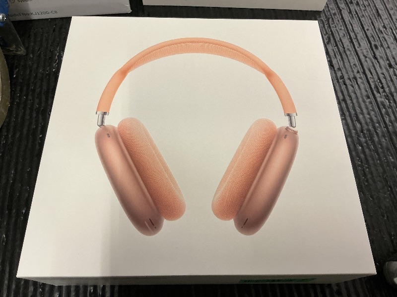 Photo 1 of Apple AirPods Max Wireless Over-Ear Headphones, Pro-Level Active Noise Cancellation, Transparency Mode, Personalized Spatial Audio, USB-C Charging, Bluetooth Headphones for iPhone - Orange