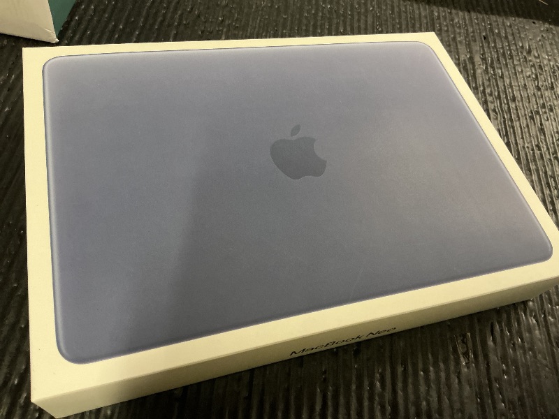 Photo 1 of Apple 2026 MacBook Neo 13-inch Laptop with A18 Pro chip: Built for AI and Apple Intelligence, Liquid Retina Display, 8GB Unified Memory, 512GB SSD Storage, 1080p FaceTime HD Camera, Touch ID; Indigo