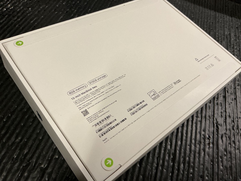 Photo 1 of Apple 2026 MacBook Neo 13-inch Laptop with A18 Pro chip: Built for AI and Apple Intelligence, Liquid Retina Display, 8GB Unified Memory, 512GB SSD Storage, 1080p FaceTime HD Camera, Touch ID; Indigo