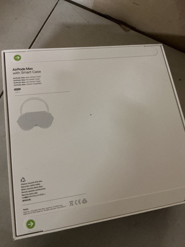 Photo 1 of Apple AirPods Max Wireless Over-Ear Headphones, Pro-Level Active Noise Cancellation, Transparency Mode, Personalized Spatial Audio, USB-C Charging, Bluetooth Headphones for iPhone - Midnight