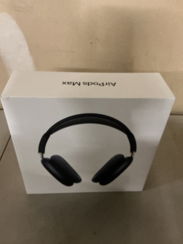 Photo 1 of Apple AirPods Max Wireless Over-Ear Headphones, Pro-Level Active Noise Cancellation, Transparency Mode, Personalized Spatial Audio, USB-C Charging, Bluetooth Headphones for iPhone - Midnight