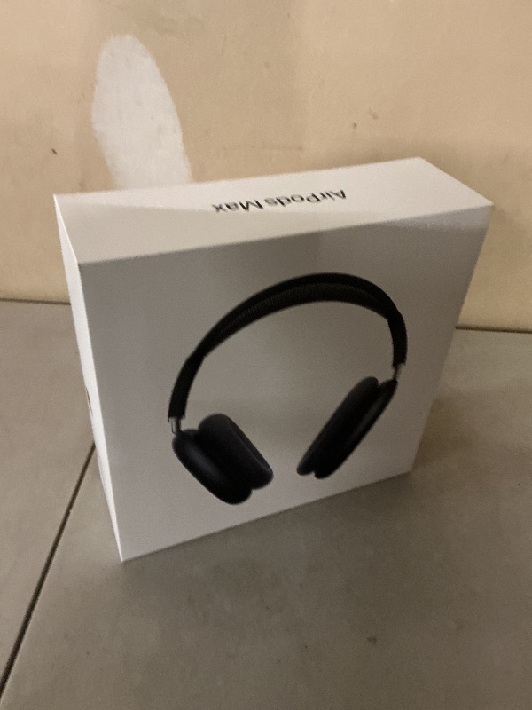 Photo 1 of Apple AirPods Max Wireless Over-Ear Headphones, Pro-Level Active Noise Cancellation, Transparency Mode, Personalized Spatial Audio, USB-C Charging, Bluetooth Headphones for iPhone - Midnight