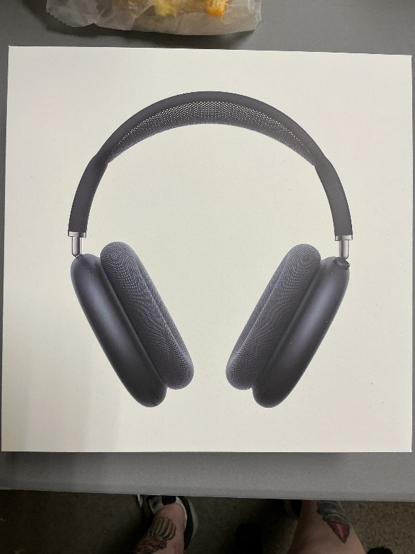 Photo 1 of Apple AirPods Max Wireless Over-Ear Headphones, Pro-Level Active Noise Cancellation, Transparency Mode, Personalized Spatial Audio, USB-C Charging, Bluetooth Headphones for iPhone - Midnight