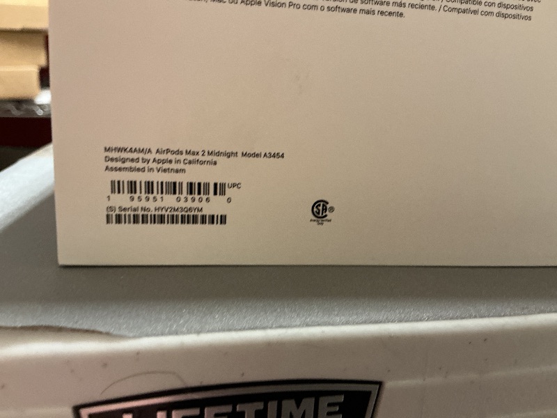 Photo 1 of Apple AirPods Max 2 Wireless Over-Ear Headphones, Active Noise Cancellation, Adaptive Audio, Personalized Spatial Audio, Live Translation, Bluetooth Headphones for iPhone – Midnight