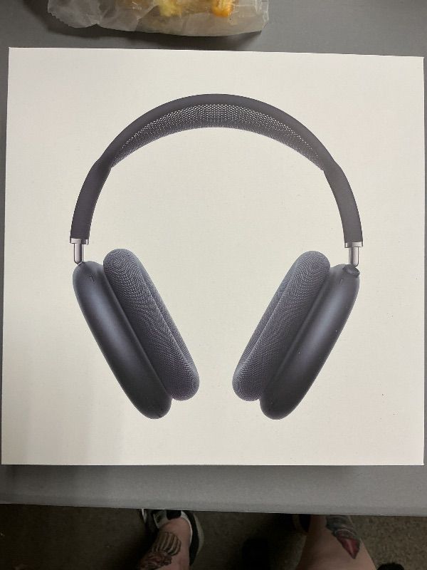 Photo 1 of Apple AirPods Max Wireless Over-Ear Headphones, Pro-Level Active Noise Cancellation, Transparency Mode, Personalized Spatial Audio, USB-C Charging, Bluetooth Headphones for iPhone - Midnight