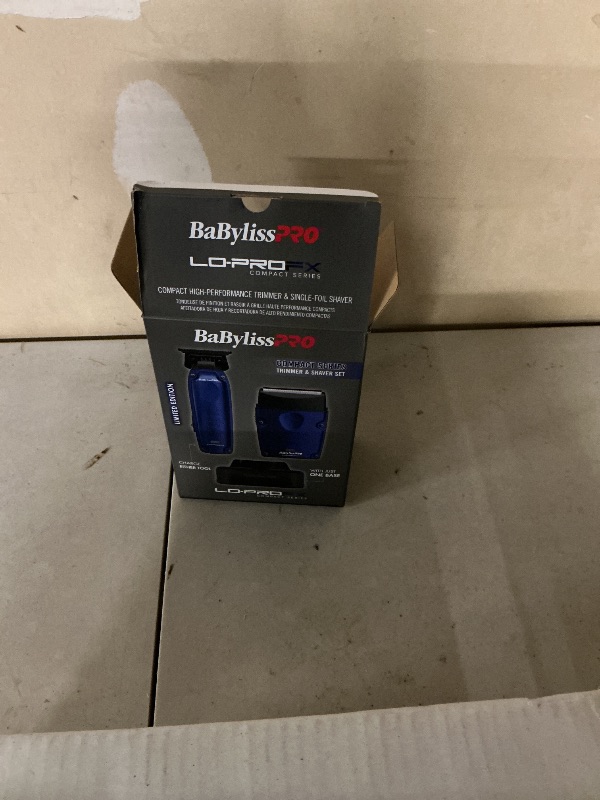 Photo 1 of BaBylissPRO Compact LO-PROFX High Performance Trimmer and Shaver Prepack