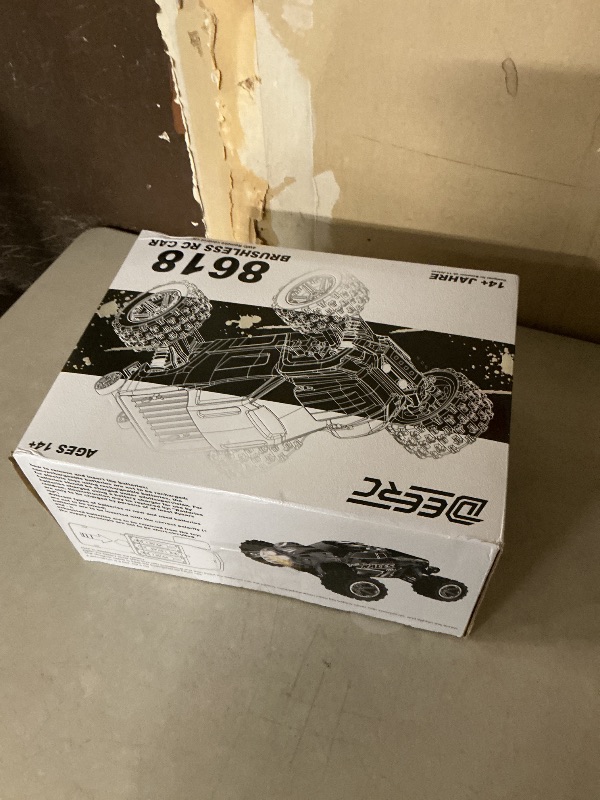 View 2 of DEERC 8618 1/16 Fast Brushless RC Cars for Adults, Max 56mph, 2 3S Lipo Batteries Electric Off-Road Waterproof RC Truck,4X4 High Speed Remote Control Car, All Terrain RC Truggy for Boys