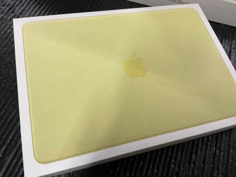 Photo 1 of Apple 2026 MacBook Neo 13-inch Laptop with A18 Pro chip: Built for AI and Apple Intelligence, Liquid Retina Display, 8GB Unified Memory, 512GB SSD Storage, 1080p FaceTime HD Camera, Touch ID; Citrus