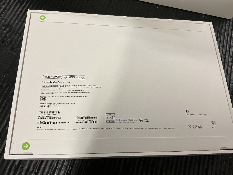 Photo 1 of Apple 2026 MacBook Neo 13-inch Laptop with A18 Pro chip: Built for AI and Apple Intelligence, Liquid Retina Display, 8GB Unified Memory, 256GB SSD Storage, 1080p FaceTime HD Camera; Silver