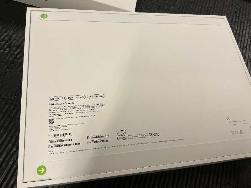Photo 1 of Apple 2026 MacBook Air 15-inch Laptop with M5 chip: Built for AI, 15.3-inch Liquid Retina Display, 24GB Unified Memory, 1TB SSD, 12MP Center Stage Camera, Touch ID, Wi-Fi 7; Sky Blue