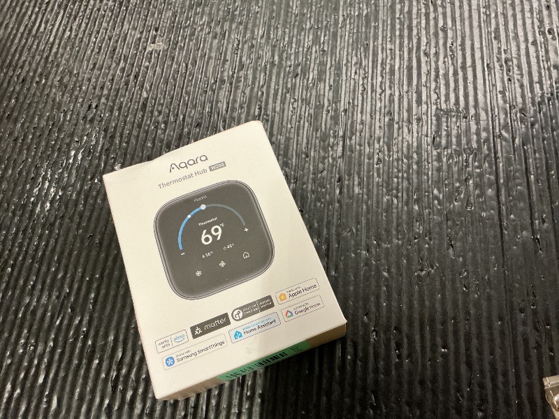 Photo 1 of Aqara Smart Thermostat W200 with Apple Adaptive Temperature & Clean Energy Guidance, 4" Touchscreen, Matter Controller, Built-in Radar Sensor, Works with Apple Home, Siri, Google Assistant, Alexa