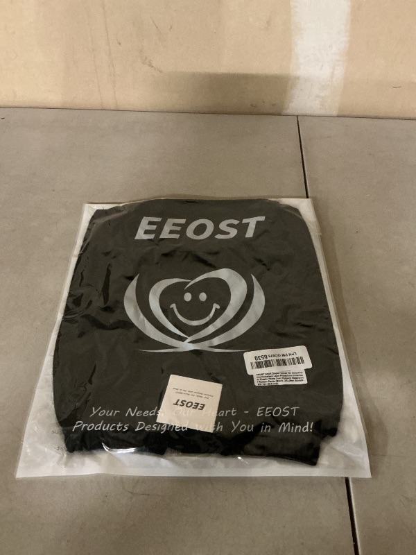 Photo 1 of EEOST Adult Diaper Cover for Incontinence Noiseless Leak-Protection Underwear Plastic Pants Over Diapers Waterproof Rubber Pants (Black, 2XL(Men Size))