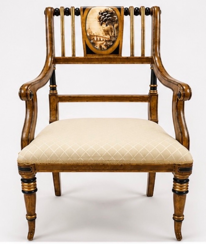 Photo 1 of VINTAGE REGENCY STYLE ARMCHAIR