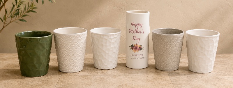 Photo 1 of CERAMIC POTS/PLANTERS AND VASE