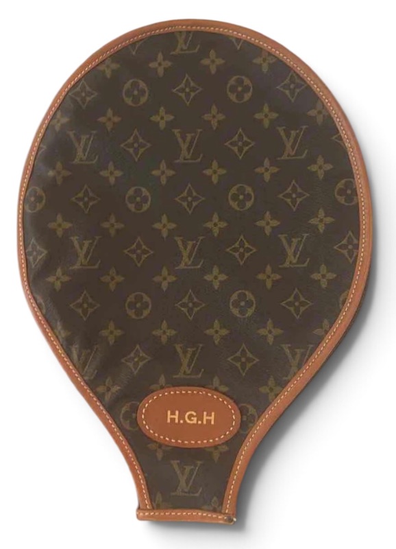 Photo 1 of AUTHENTIC LOUIS VUITTON: VINTAGE MONOGRAM CANVAS TENNIS RACKET COVER