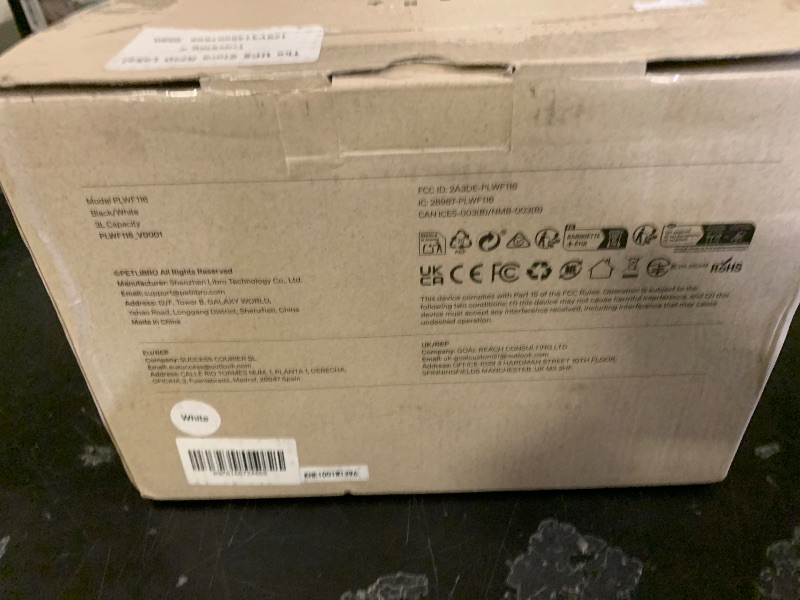 Photo 1 of PETLIBRO Upgrade Cat Water Fountain, Cordless Cat Fountain Battery Operated, App Monitoring 3L/101oz Dockstream 2 Pet Water Fountain with Stainless Steel Tray, 5GHz WiFi Dog Water Bowl Dispenser