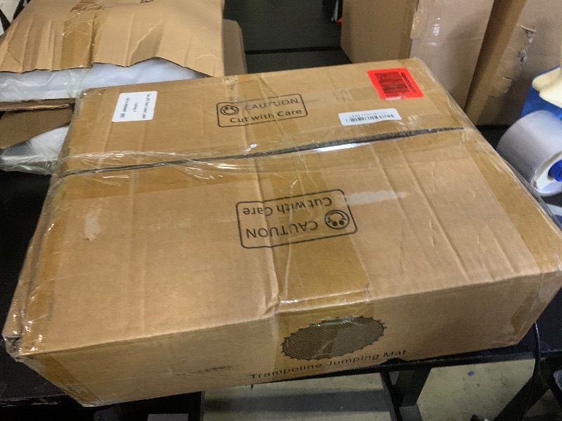 Photo 1 of NONMON Trampoline Replacement Mat Fits 12 ft Round Trampoline Frame with 72 V-Hooks Fits 5.5 inch Trampoline Mat, UV-Resistant, with Spring Hook(Not Include Spring)