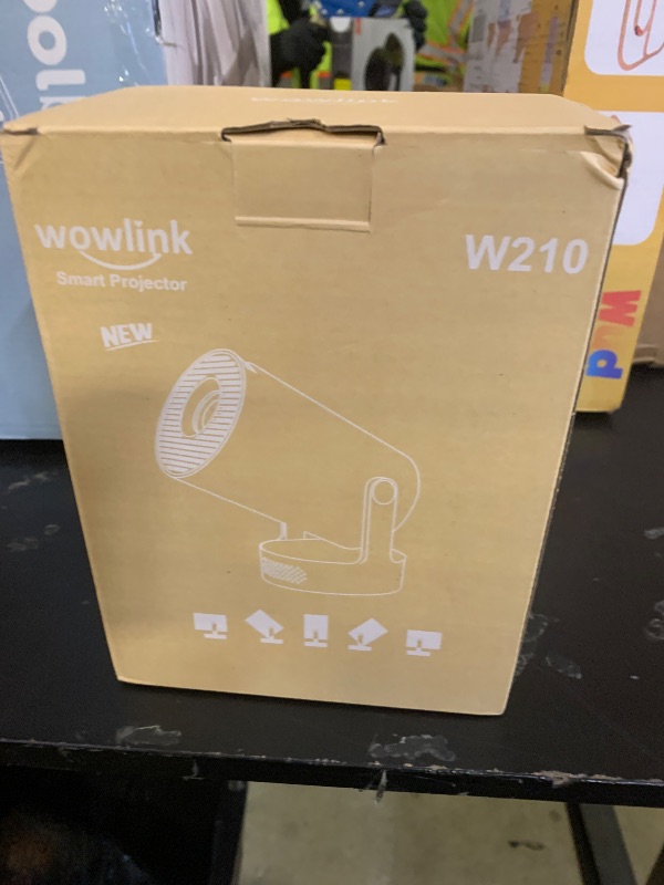 Photo 1 of [Built-in Apps & 2026 Upgraded] Mini Projector with WiFi 6 and Bluetooth 5.4 Support 4K 1080P Auto Keystone 180° Rotatable Projector Portable Compatibile with HDMI/TV Stick/Memory Stick/Laptop