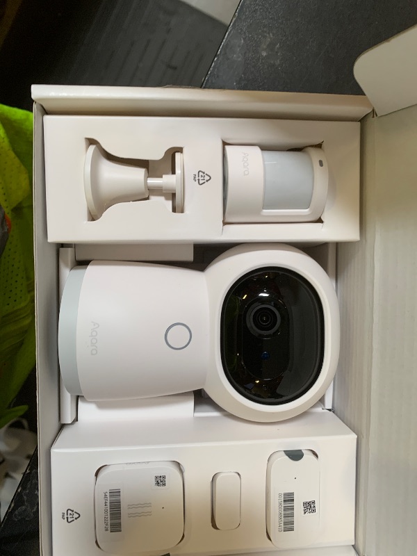 Photo 1 of Aqara Camera Protect Kit Y100-4 Piece Wireless Home Security System with 2K Camera Hub G3, 3 Smart Sensors, HomeGuardian, Local Automation & 24/7 Alerts, Supports HomeKit, Google Home, Alexa