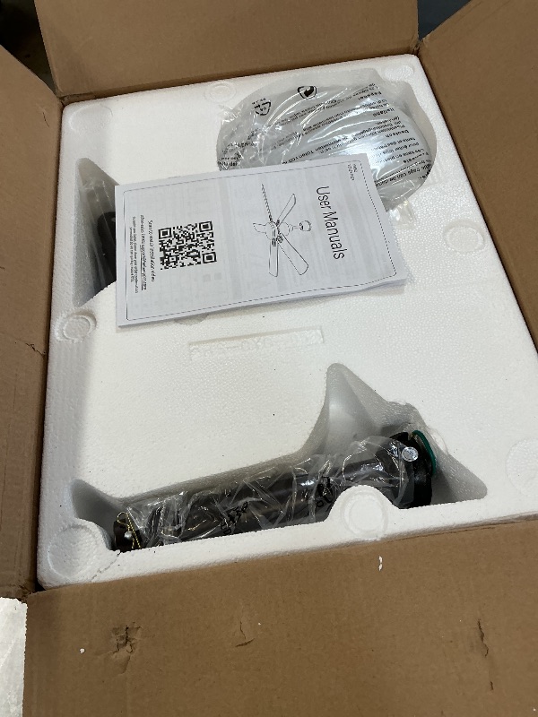 Photo 1 of ZMISHIBO 52" Ceiling Fans with Lights, Oil Bronze Farmhouse Ceiling Fan with Remote, Rustic Indoor Ceiling Fan with Dual Finish Blades, Quiet & Strong Motor, Bright LED Light.