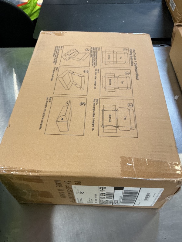 Photo 1 of RLAVBL 13x10x2 Inches Shipping Boxes Set of 25, White Small Corrugated Cardboard Box, Mailer Boxes for Packing Small Business