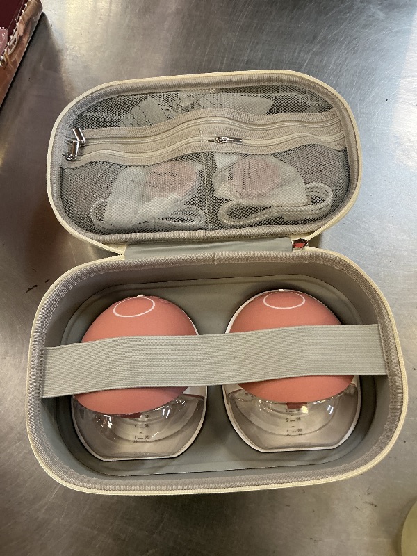 Photo 1 of Momcozy Wearable Breast Pump, Hands Free Upgraded Mobile Flow | M9, App Discreet Control with Personalized Multi-Modes & 15 Levels, Wearable Breast Pump 24mm, 2 Pack Cozy Red