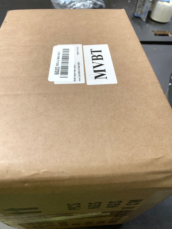 Photo 1 of MVBT Solar Post Lights, 10" Solar Column Lights Outdoor Waterproof, Square Modern Pillar Lights, LED Dusk to Dawn Lantern Column Lamp, Stainless Steel Gate Post Light for Outside Patio Yard Fence Deck