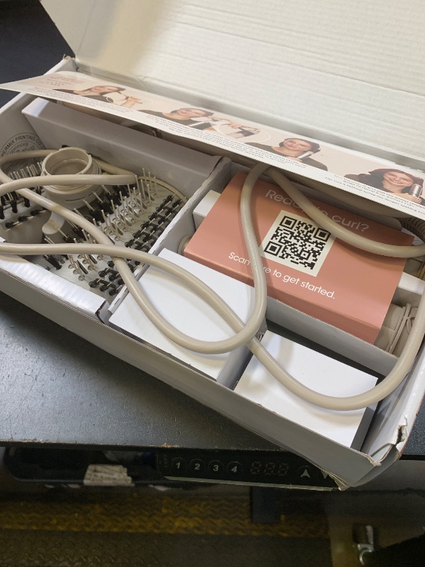 Photo 1 of Shark FlexStyle Air Styling & Drying System, Powerful Hair Dryer Brush & Multi-Styler with Auto-Wrap Curlers, Paddle Brush, Oval Brush, Concentrator Attachment, Stone, HD430