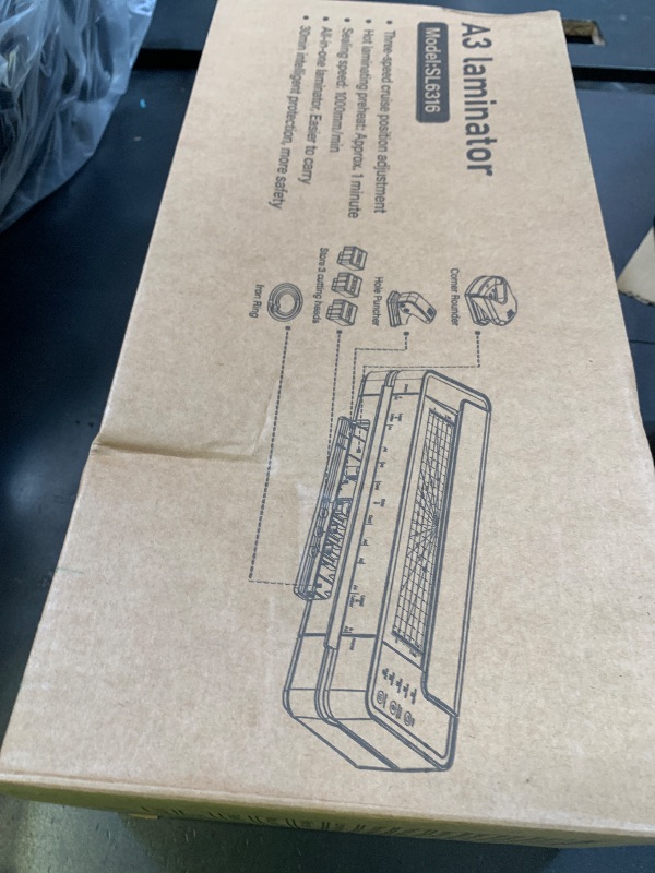 Photo 1 of 13" Commercial 4-Roller Laminator, 3-10 Mil Thickness, Fast 55s Warm-Up & 1000mm/min Speed, for A3 & 11x17, Includes 30 Sheets, for Office/School, White