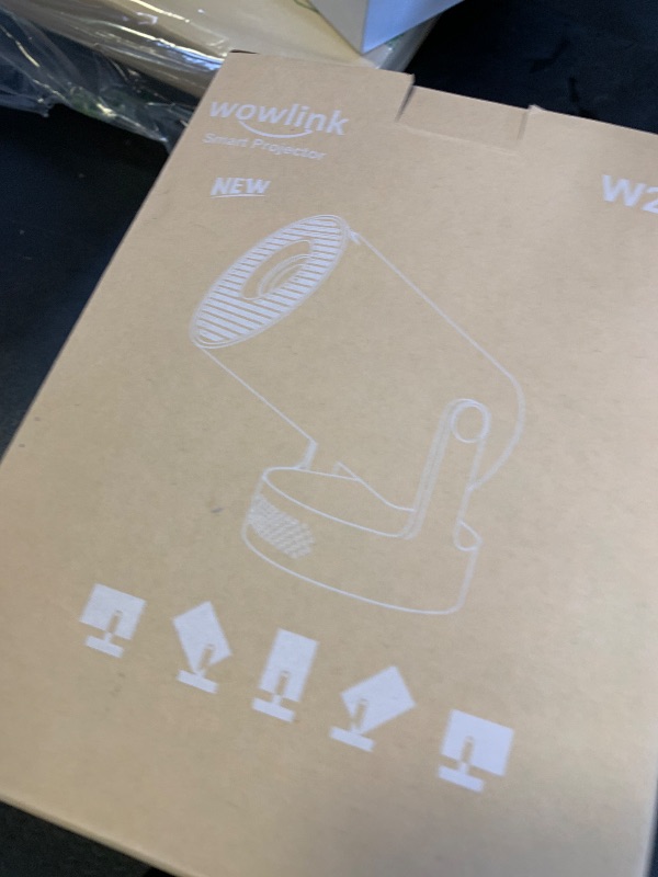 Photo 1 of [Built-in Apps & 2026 Upgraded] Mini Projector with WiFi 6 and Bluetooth 5.4 Support 4K 1080P Auto Keystone 180° Rotatable Projector Portable Compatibile with HDMI/TV Stick/Memory Stick/Laptop, White