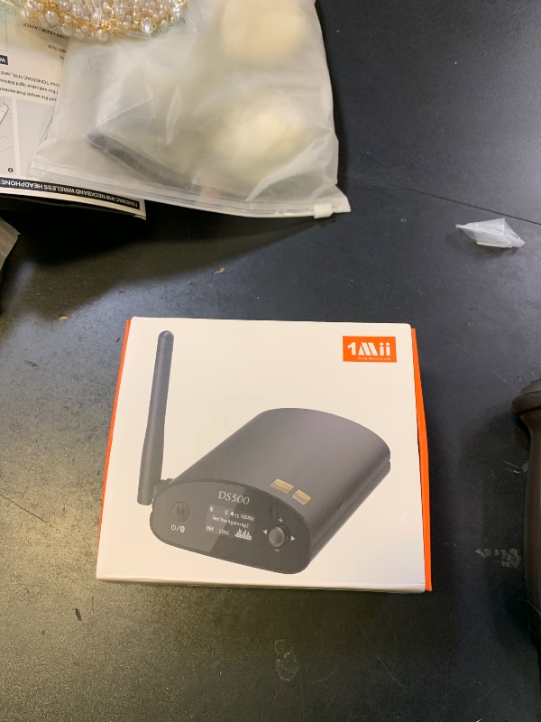 Photo 1 of 1Mii DS500 Hi-Res Bluetooth 5.3 Receiver with Audiophile 32-Bit/384kHz DAC, Lossless LDAC & aptX HD, OLED Display & Built-in EQ, Long Range HiFi Wireless Audio Adapter for Home Stereo