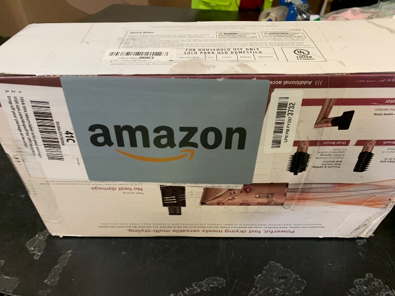 Photo 1 of Shark FlexStyle Air Styling & Drying System, Powerful Hair Dryer Brush & Multi-Styler with Auto-Wrap Curlers, Concentrator Attachment and Storage Bag, Blossom Bliss, HD432RS