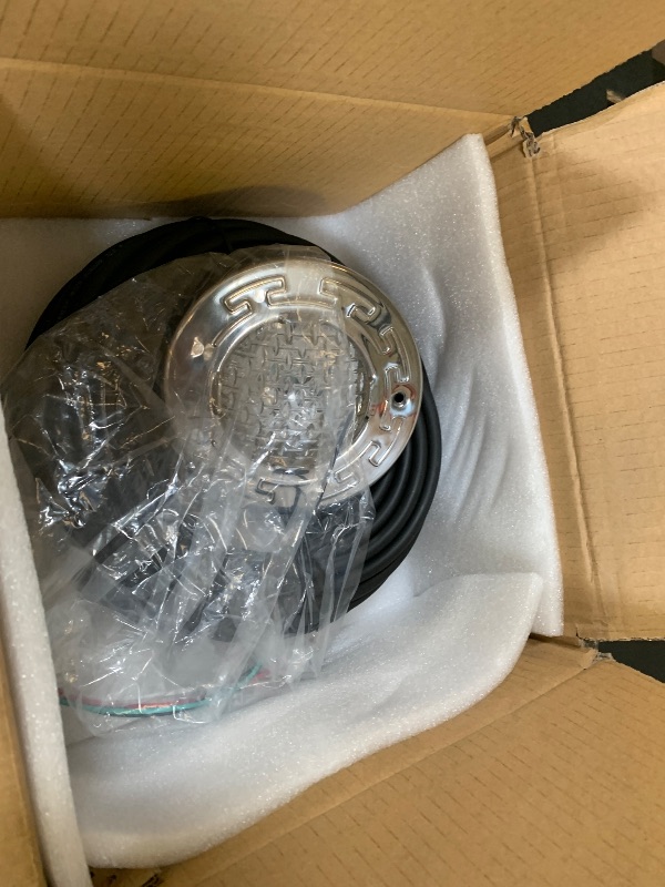 Photo 1 of 6 Inch Led Pool Spa Lights for Inground Pool, 12V DC Spa Lights with Remote and Transformer Controller, IP68 Waterproof, Color Changing Underwater Pool Light with 50 FT Cord for 6 Inch Wet Niches