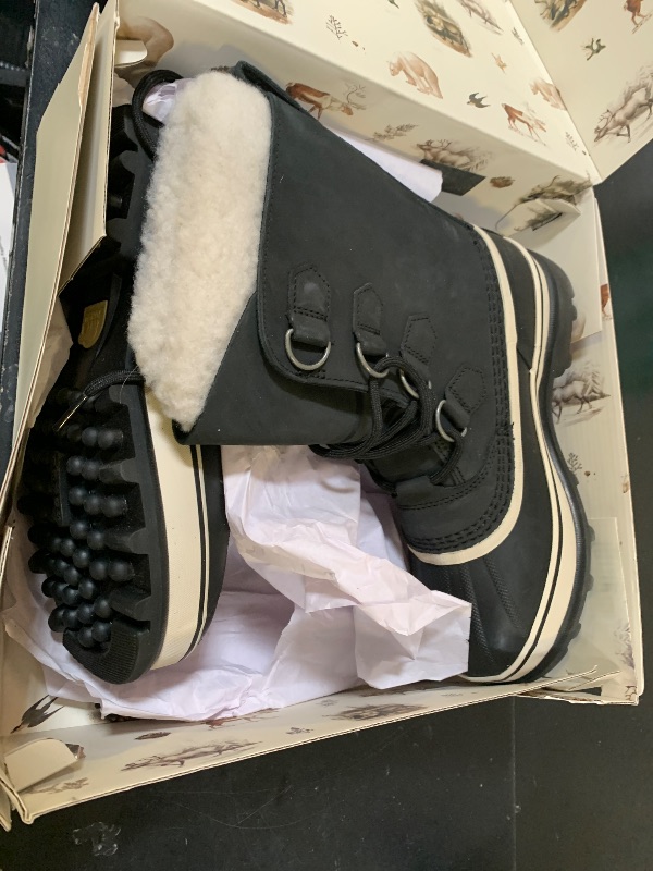 Photo 1 of SOREL Women's Caribou Waterproof Boot - Black, Stone - 7
