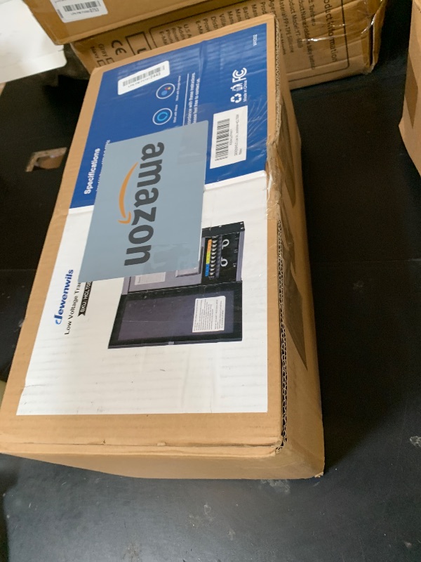 Photo 1 of DEWENWILS 300W Low Voltage Landscape Transformer WiFi with 3 Zones, Outdoor Landscape Lighting Transformer, 120V AC to 12/14V AC, Compatible with Alexa & Google Assistant, FCC Listed