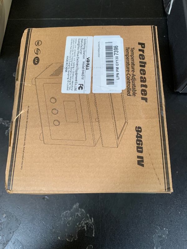 Photo 1 of YIHUA 946D-IV Soldering Hot Plate Mini Size, Rework Heater with 2 ESD-Safe Tweezers, Adjustable Temp, °C/°F Conversion, PID Temp Control, 100 * 50mm Aluminum Heating Plate