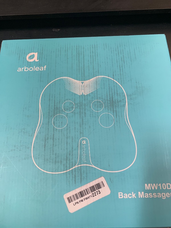 Photo 1 of arboleaf Back Massager for Pain Relief, Bluetooth App Control, Cordless Shiatsu Neck Back Massage with Heat, Deep Kneading for Upper & Lower Back, Chair, Car, Travel, Gift for Mom Dad