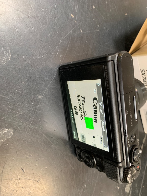 Photo 1 of Canon Compact Digital Camera 40x Optical Zoom/4K Video/Wi-Fi Compatible PSSX740HSSL Japan Import New (Silver) (Black)