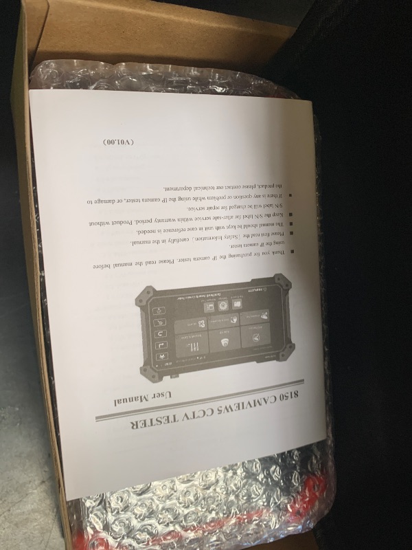 Photo 1 of Triplett 8150 CamView IP Pro 5 CCTV Security Camera Tester with 5" Touchscreen - 4K / 1080P IP, Analog, TVI, CVI, AHD