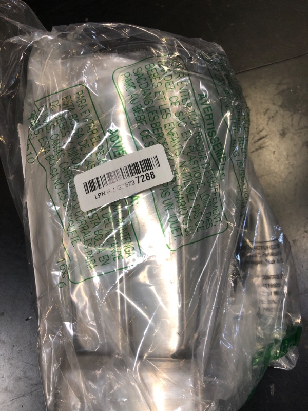 Photo 1 of Vitamix 48-Ounce Stainless-Steel Blender Container with SELF-DETECT, Dishwasher-Safe, BPA-Free Clear Lid, Laser-Cut Stainless-Steel Blades, Compatible with All Full-Size Vitamix Blenders