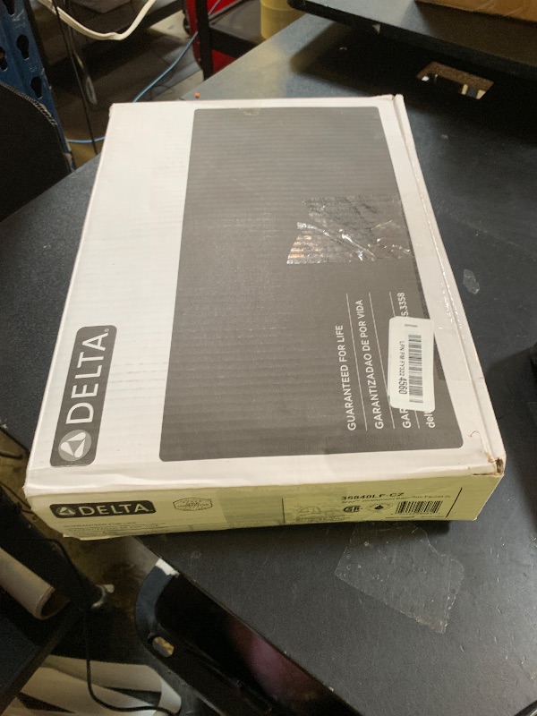 Photo 1 of Delta Arvo Brushed Gold Faucet 3 Hole, 8 Inch Widespread Bathroom Sink Faucet for Vanity, Push-Pop Drain Assembly, Champagne Bronze 35840LF-CZ