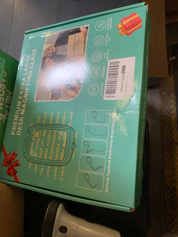 Photo 1 of 10X 30X 7 Inch Extra Large Magnifying Glass with Light and Stand, 5 Color Modes Dimmable LED Magnifying Lamp with Flexible Gooseneck, Hands Free Magnifier for Reading Crafts Close Work Seniors