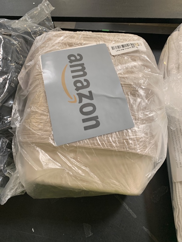 Photo 1 of [100% Eco-Friendly] 34 oz Disposable Food Containers with Lids – Sugarcane Pulp Take Out Containers, Biodegradable Lunch Box, Compostable and Microwave Safe To-Go Boxes for Meal Prep – Pack of 50