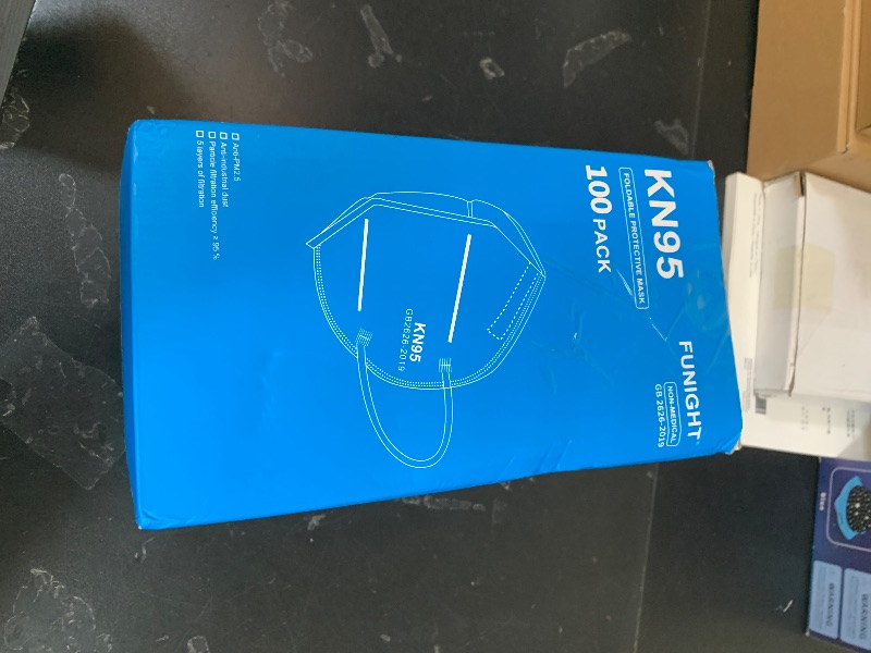 Photo 1 of 100 black face masks