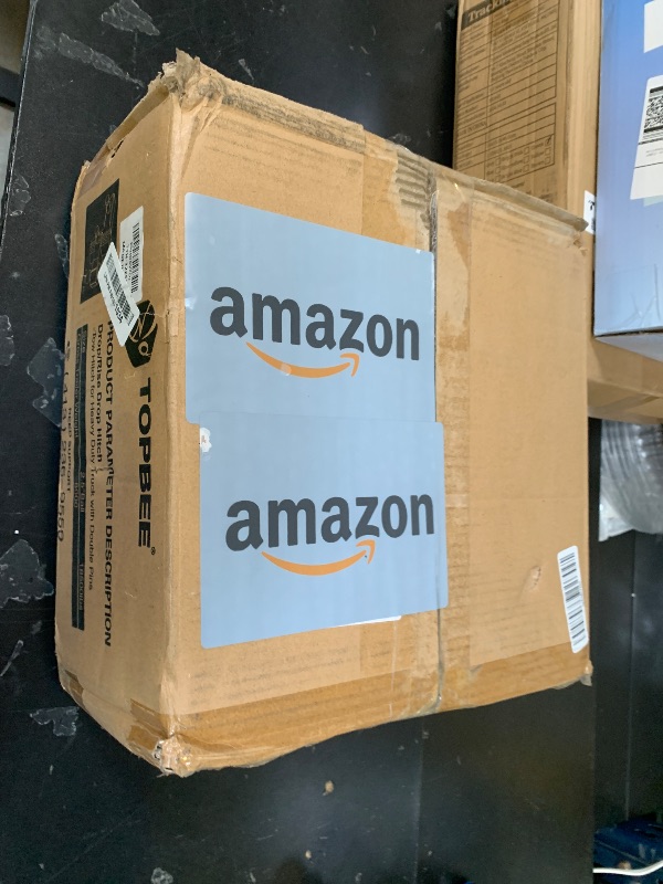 Photo 1 of TOPBEE Adjustable Trailer Hitch, Drop Hitch, Tow Hitch Fits 2.5-inch Receiver, 6-inch Drop, 2 and 2-5/16 inch Balls, 18,500 LB,Solid Tube Hitch with Anti-Theft Pin, Black