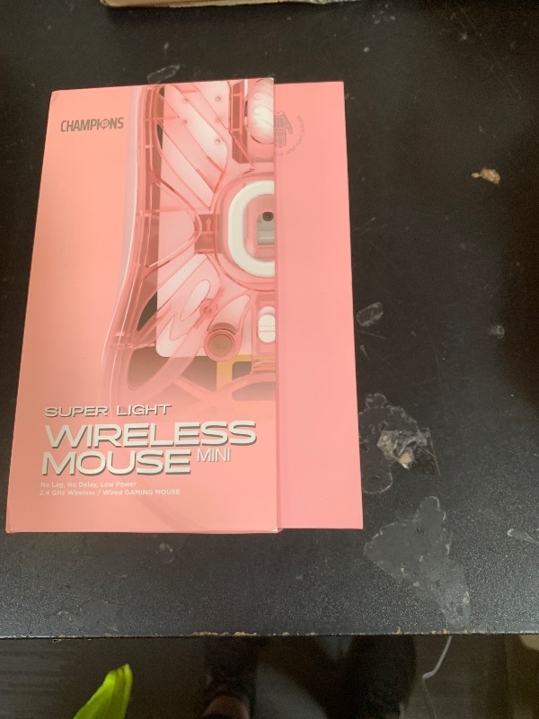 Photo 1 of Lamzu Atlantis Mini Champion Edition Wireless Gaming Mouse, Ultra Lightweight 51g, Optical Switch,30000 DPI, Symmetrical, MCU Nordic 52840, Dust-Proof Encoder, PAW3950 Sensor, 8K Compatible