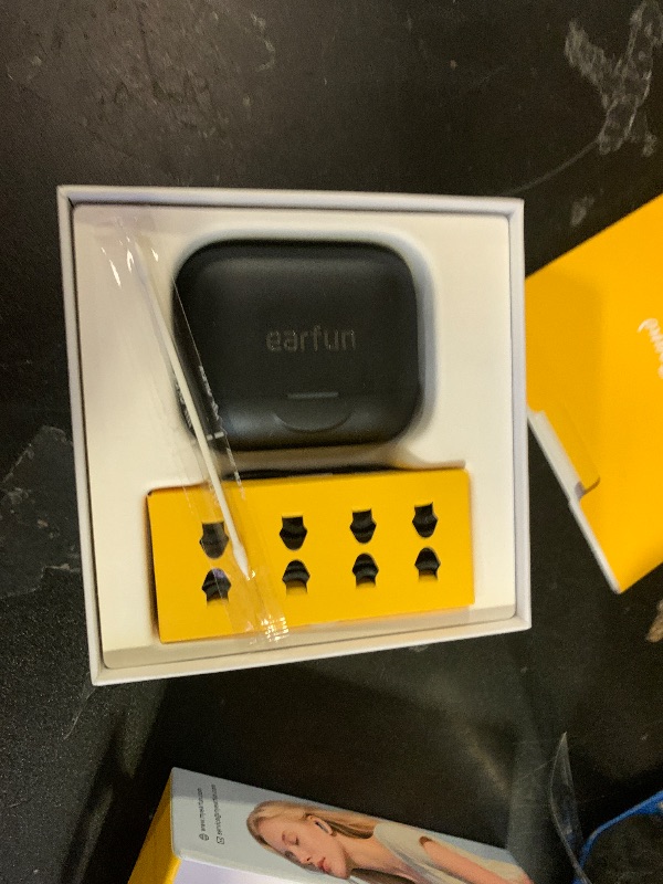 Photo 1 of EarFun Air Pro 4+ Adaptive Noise Cancelling Wireless Earbuds, Qualcomm aptX Lossless, Dual Drivers, Translation Earbuds, Snapdragon Sound, 6 Mics AI Clear Calls, Hi-Res Sound, LDAC, Bluetooth 6.0, 54H