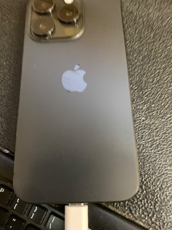 Photo 1 of Apple iPhone 15 Pro, 512GB, Black Titanium - Unlocked (Renewed)