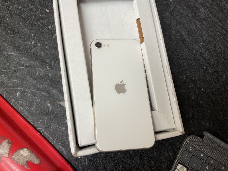 Photo 1 of Apple iPhone SE 3rd Gen, 128GB, Starlight - Unlocked (Renewed Premium)