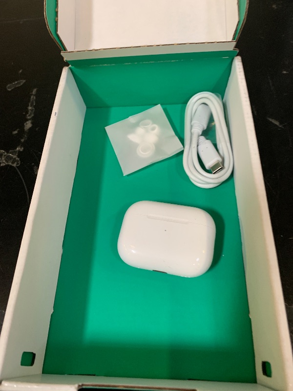 Photo 1 of Apple AirPods Pro (2nd Generation) with MagSafe Charging Case (USB-C) (Renewed Premium)